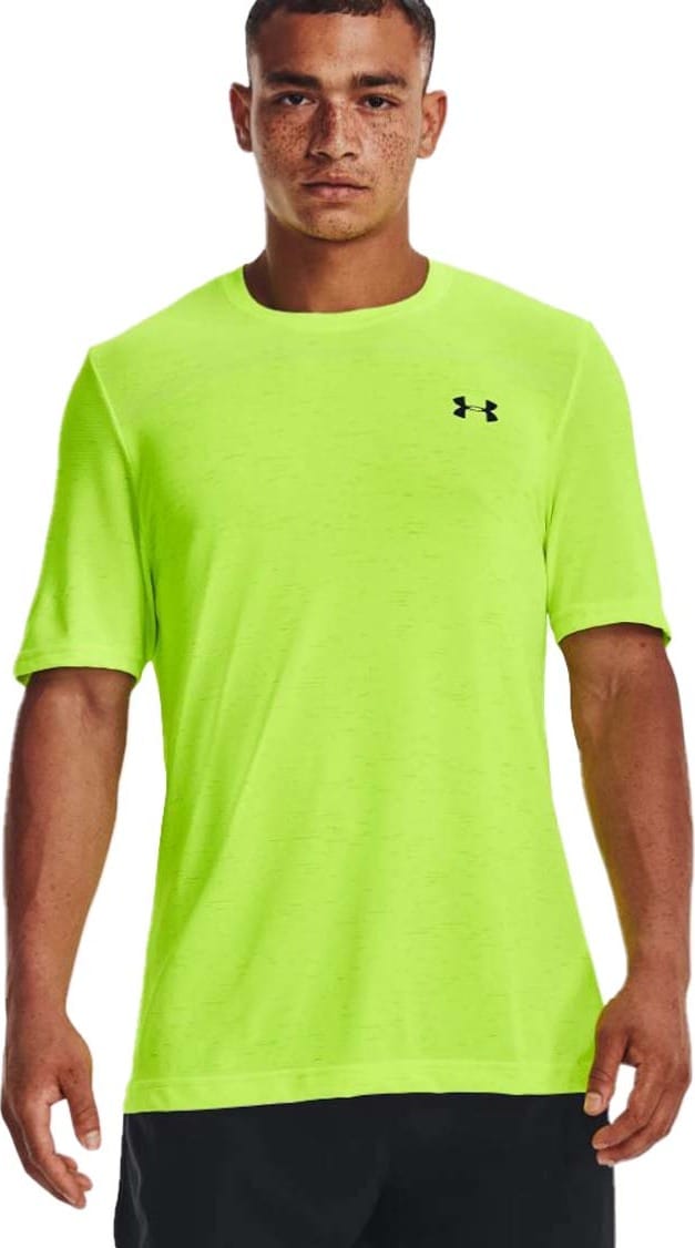 Men's UA Seamless Short Sleeve Lime Surge Under Armour