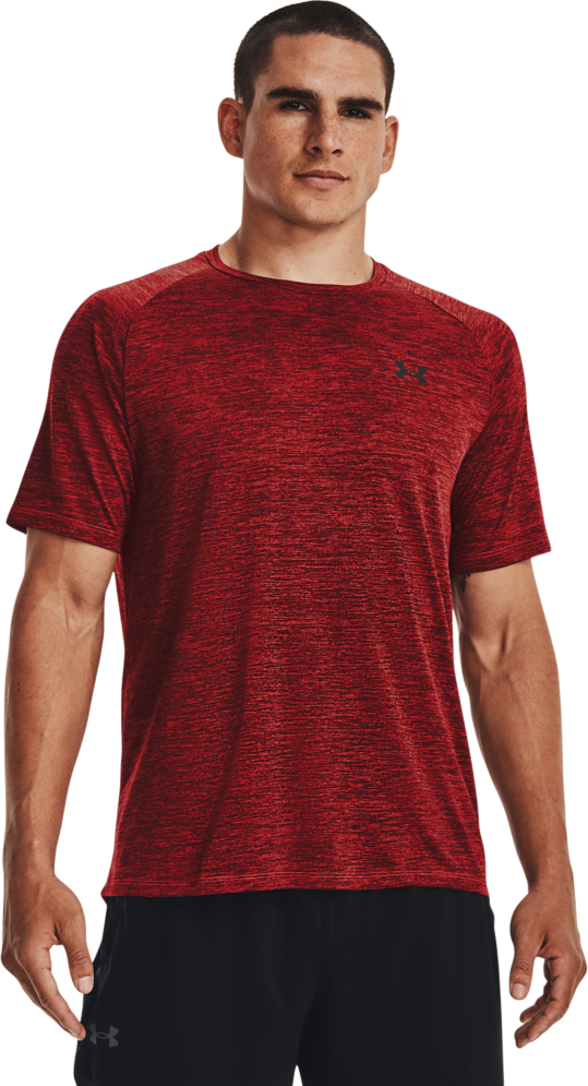 Men's UA Tech 2.0 SS Tee Bolt Red