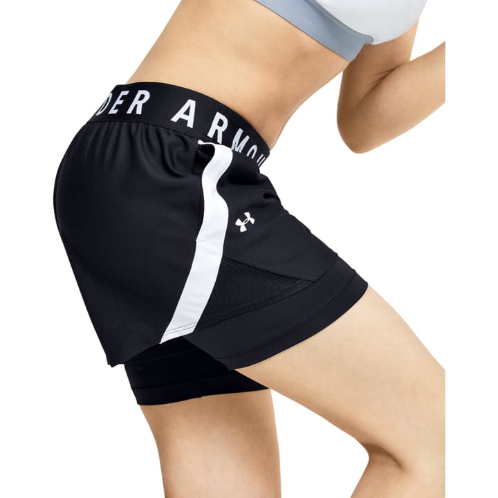 Women's Play Up 2-in-1 Shorts Black Under Armour