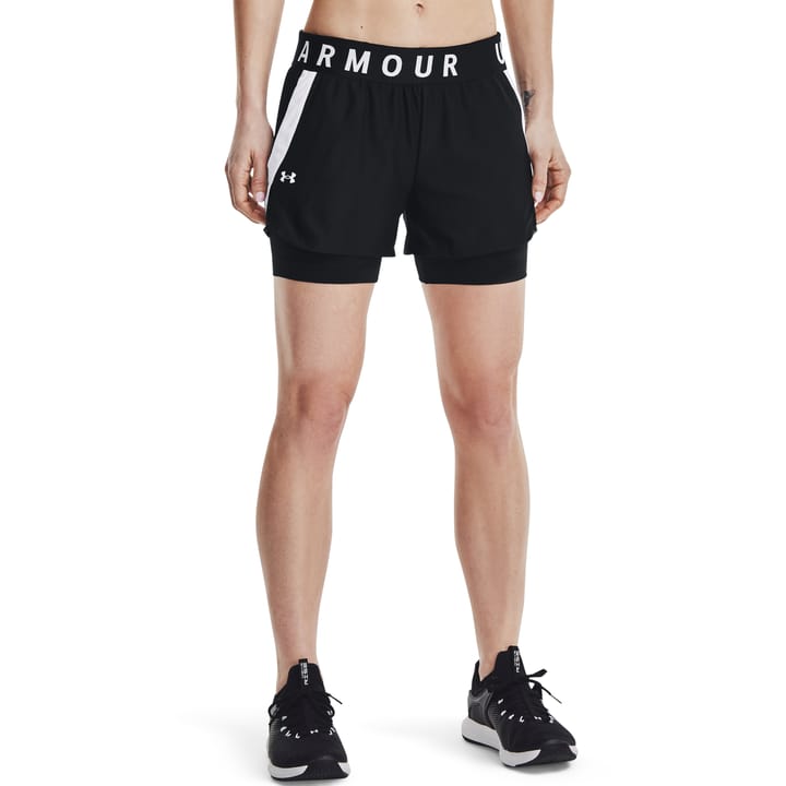 Women's Play Up 2-in-1 Shorts Black Under Armour