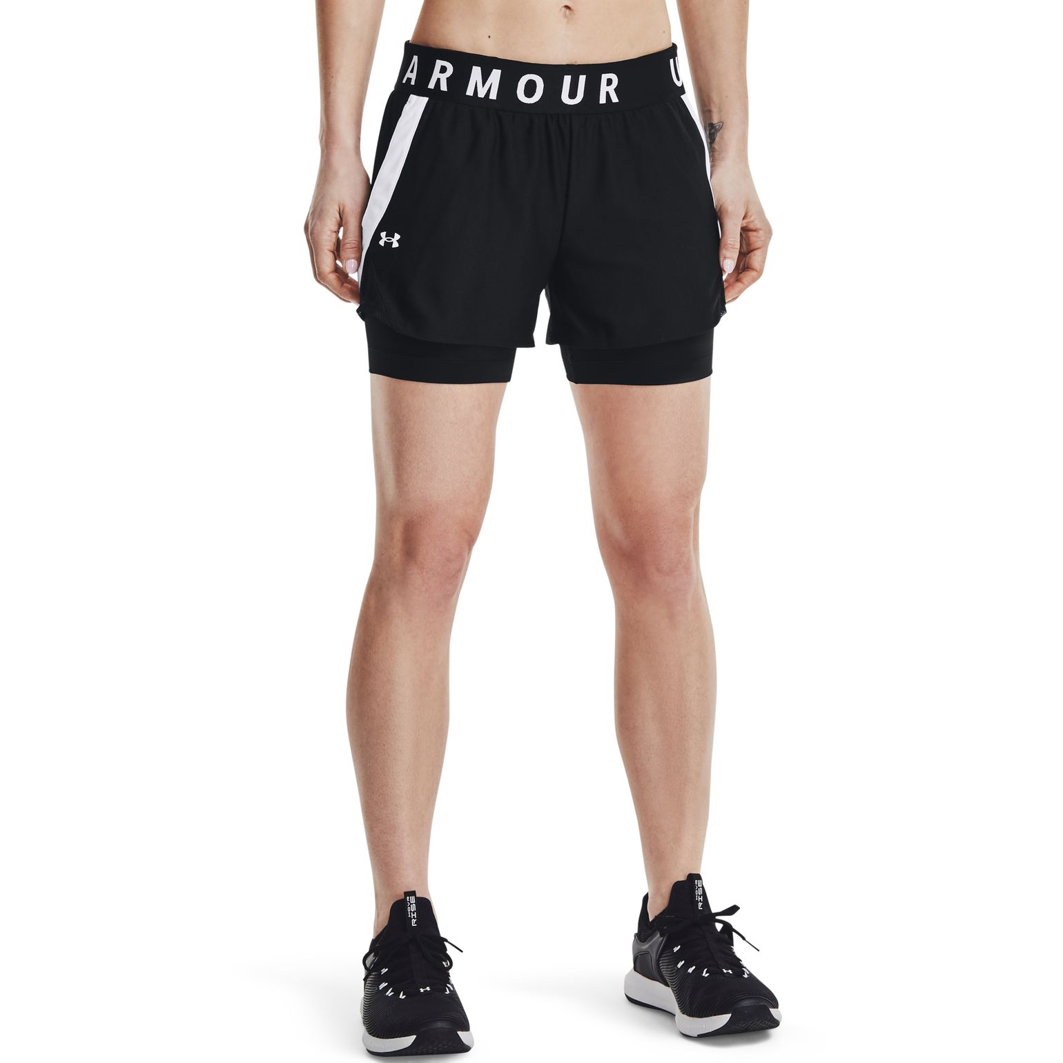 Women's Play Up 2-in-1 Shorts Black