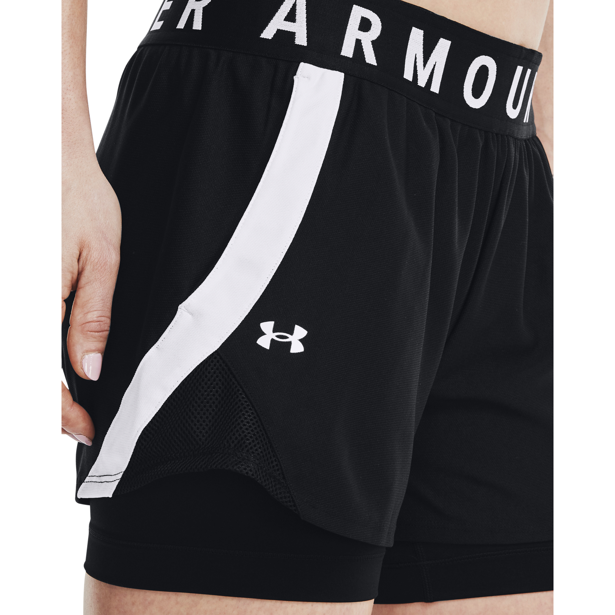 Women's Play Up 2-in-1 Shorts Black | Buy Women's Play Up 2-in-1