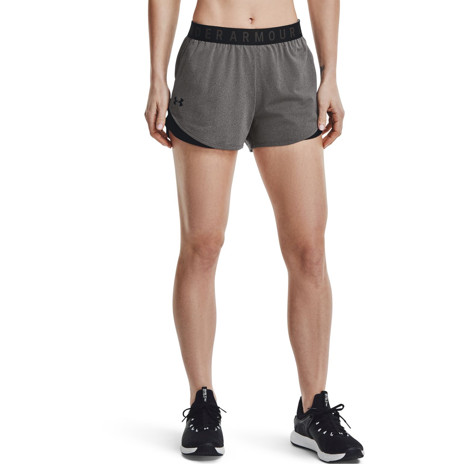Women's Play Up Shorts 3.0 Carbon Heather