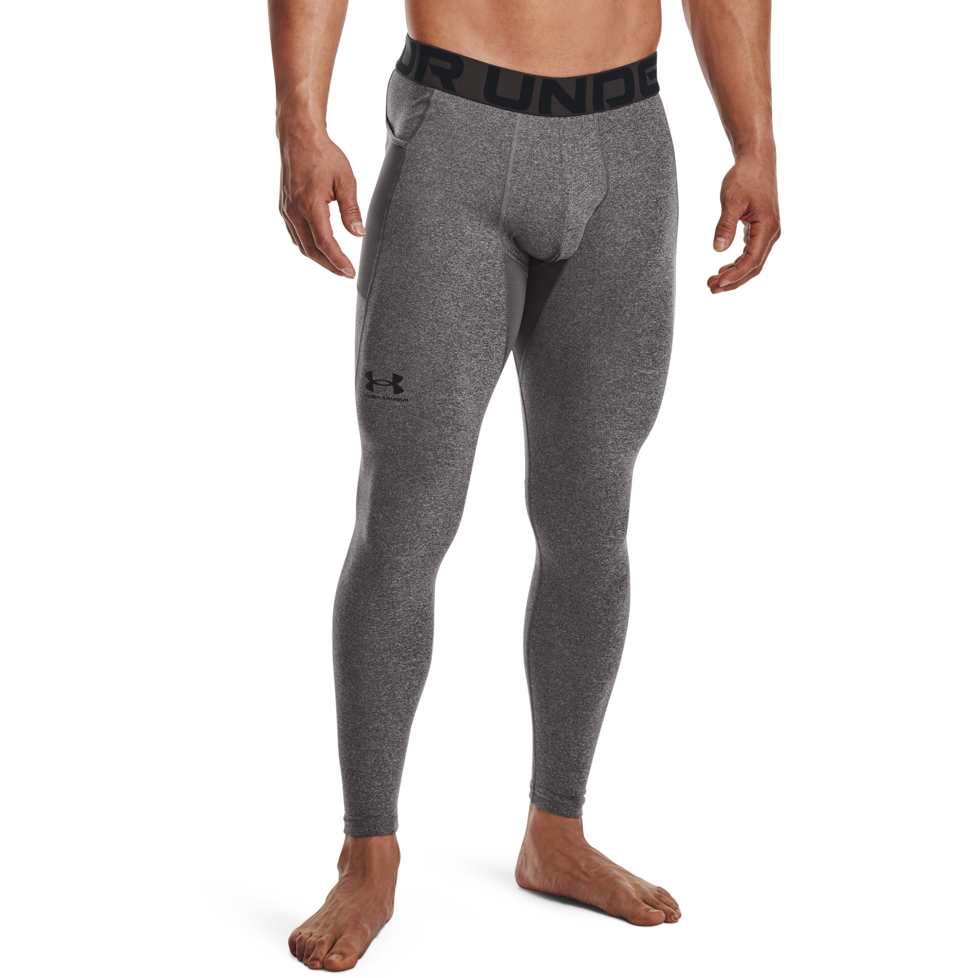 Men’s UA CG Armour Leggings Charcoal Light Heather