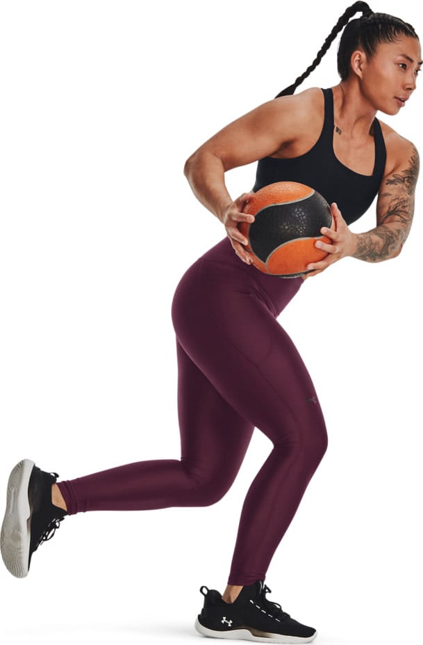 Under Armour Women's HeatGear® Armour Hi-Rise Full-Length Dark Maroon Under Armour