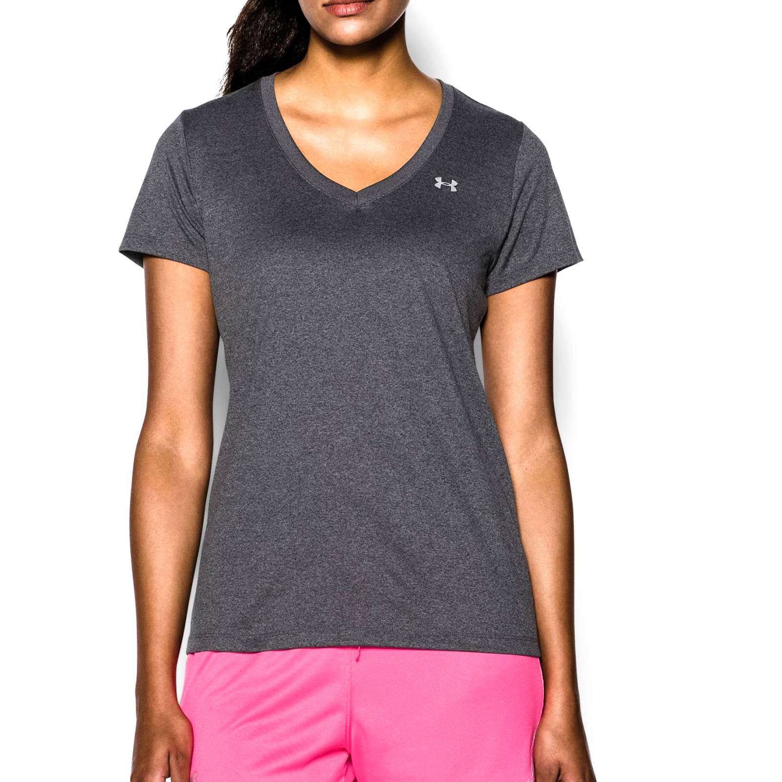 Under Armour Women's SS Tech Tee GRÅ S, GRÅ