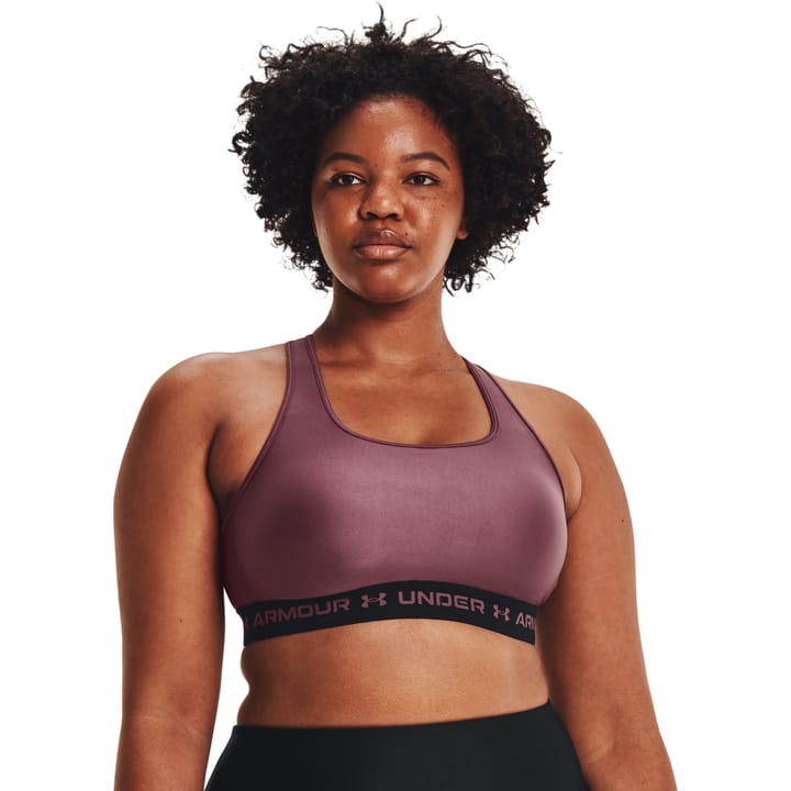 Under Armour Women's UA Crossback Mid Bra Ash Plum Under Armour