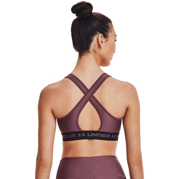 Under Armour Women's UA Crossback Mid Bra Ash Plum Under Armour