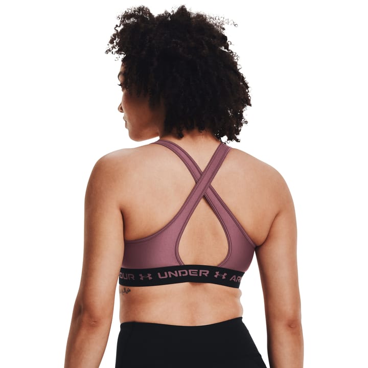 Under Armour Women's UA Crossback Mid Bra Ash Plum Under Armour