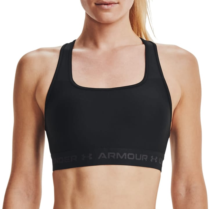 Under Armour Women's UA Crossback Mid Bra Black/Black/Jetgray Under Armour