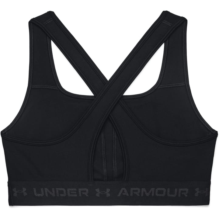 Under Armour Women's UA Crossback Mid Bra Black/Black/Jetgray Under Armour