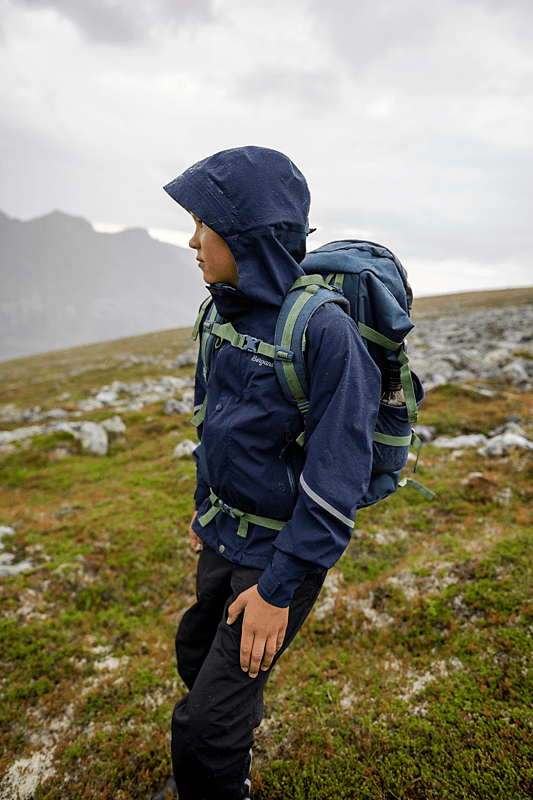 Bergans Juniors' 3L Shell Jacket Navy Blue Bergans