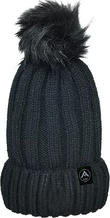 Avignon Unisex Heat Max Mössa Tofs Basic Black Mössor OneSize
