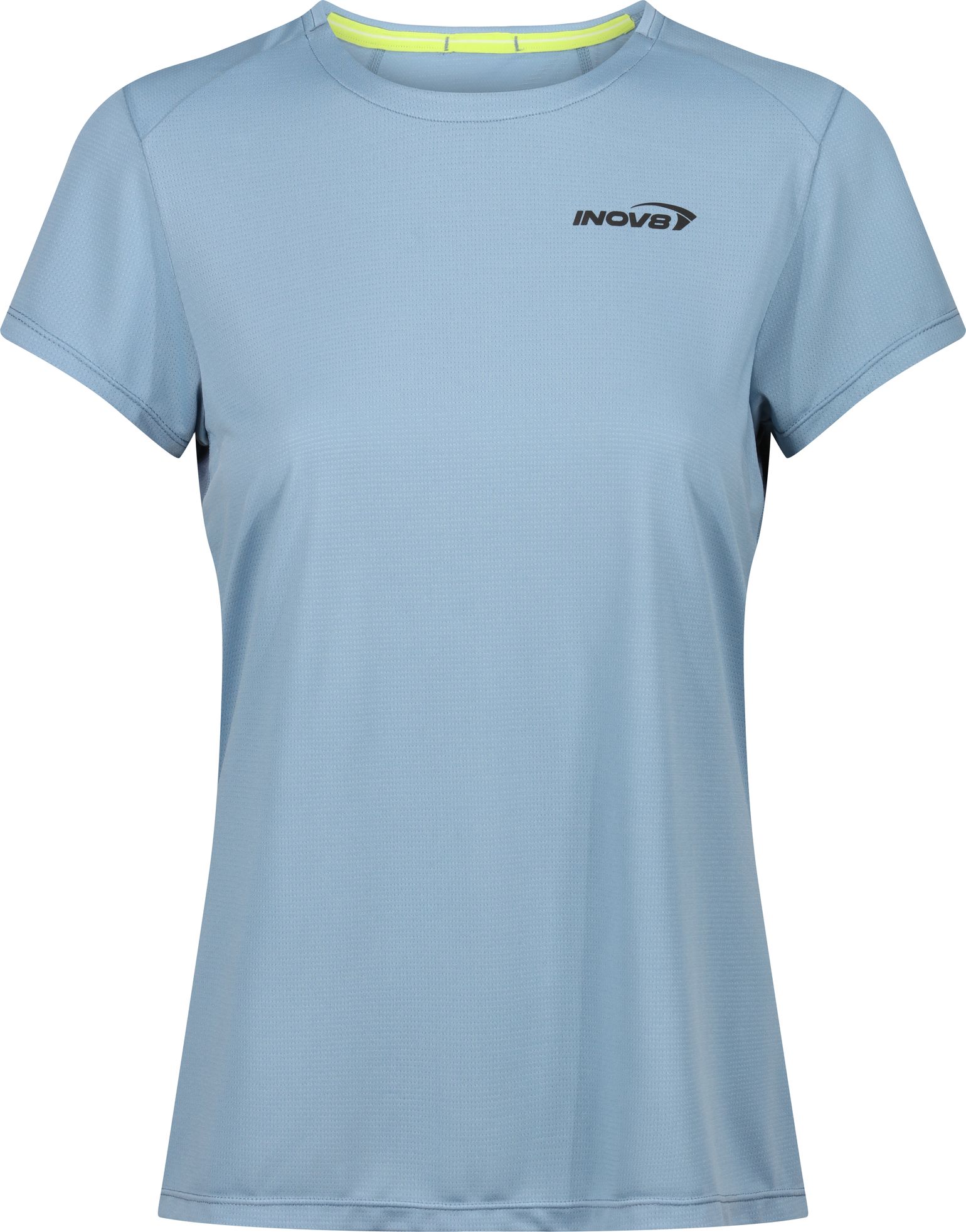 inov-8 Women's Performance Short Sleeve T-Shirt Blue Grey / Slate