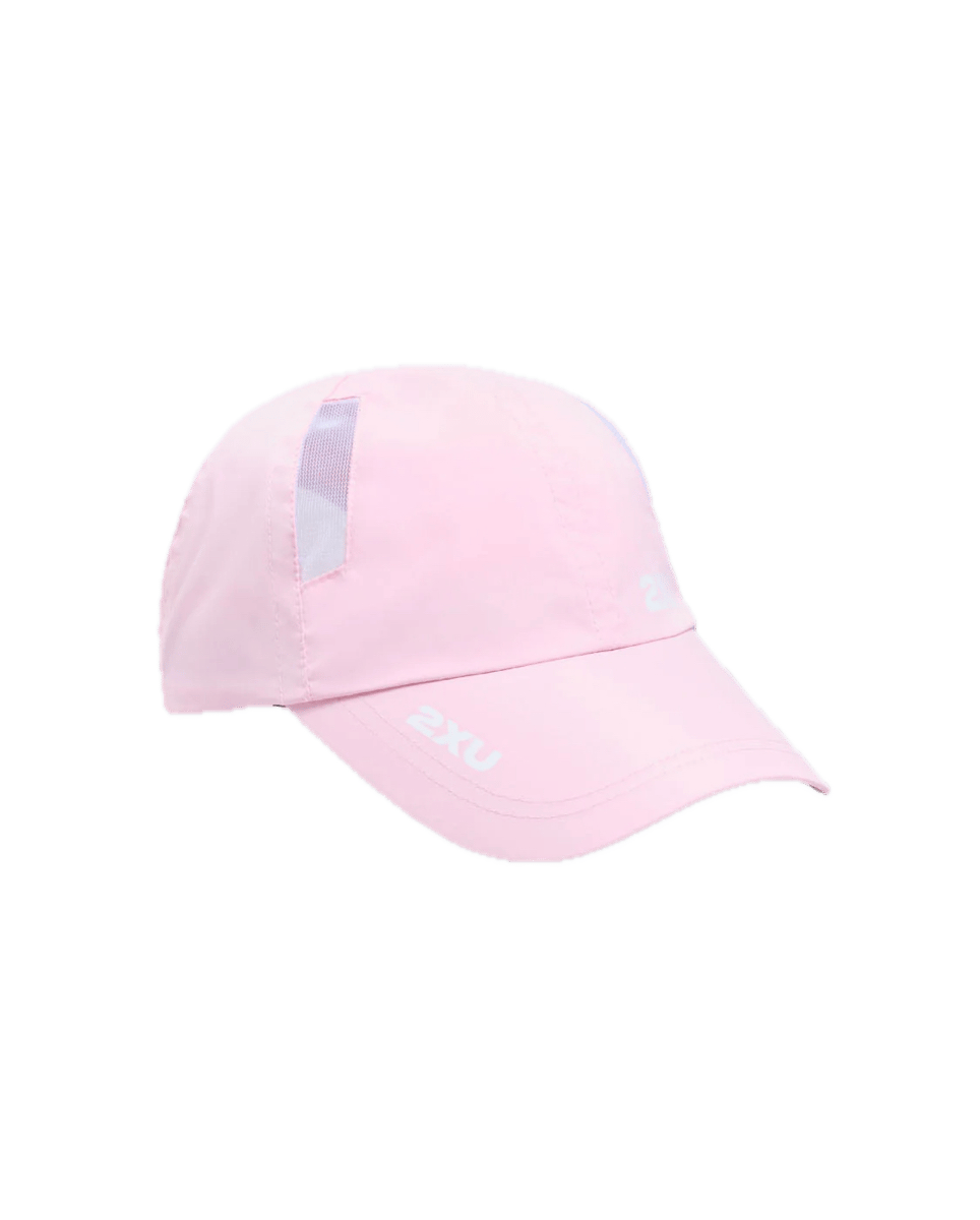 2XU Run Cap Pink Frost/white