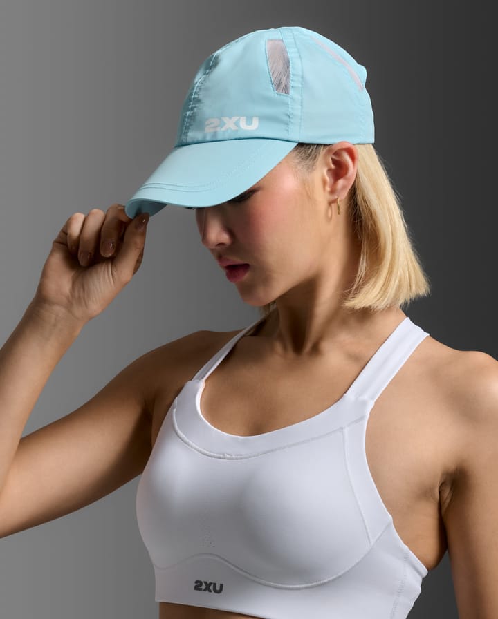 2XU Run Cap Retro Blue/white 2XU