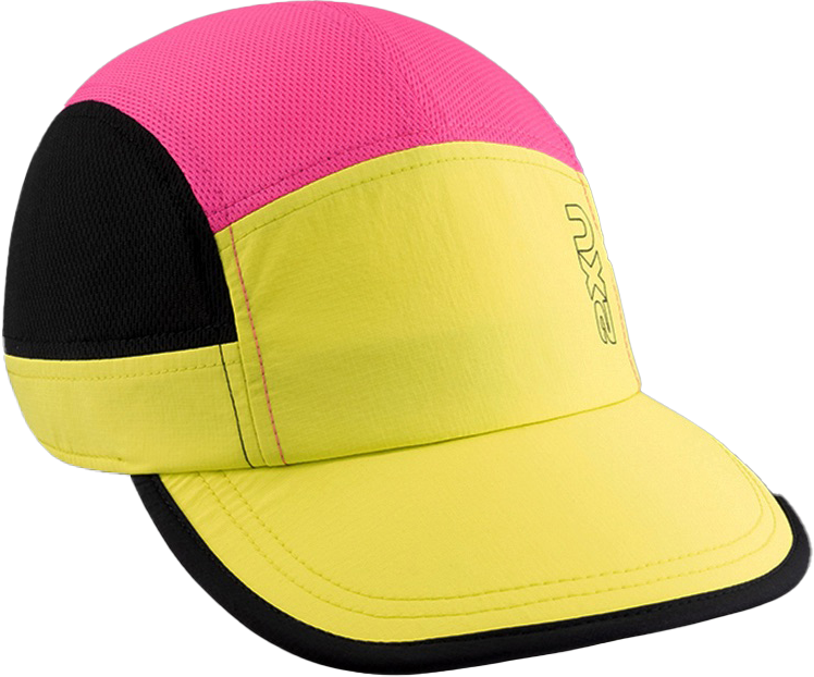 2XU 5panel Keps Light Speed Cap Black/Volt 5-Panel dam – bild 7
