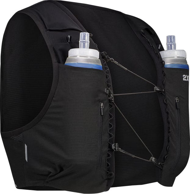 2XU Run Hydration Vest Black/silver Reflective 2XU