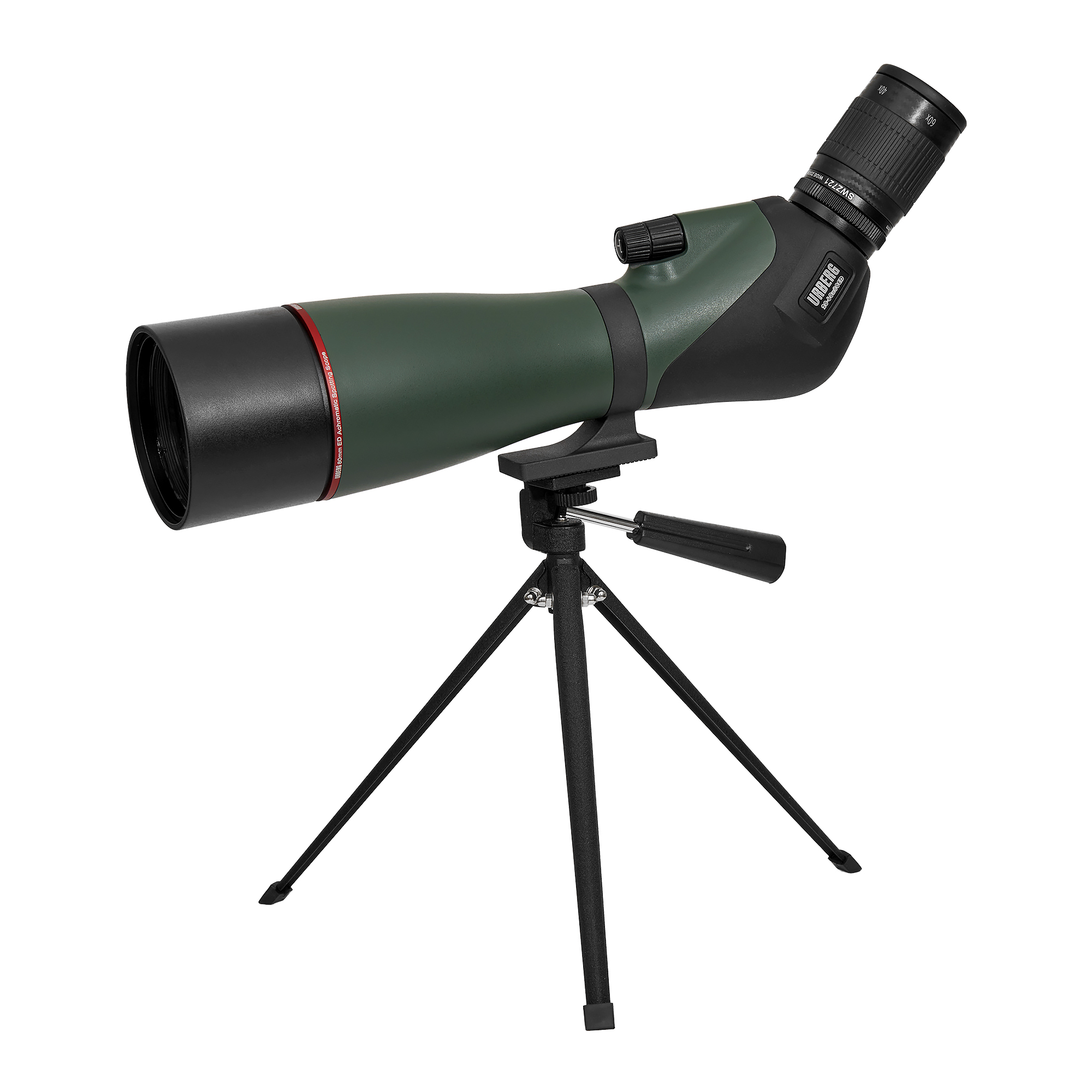 Urberg 20-60×80 Spotting Scope ED Lens Green