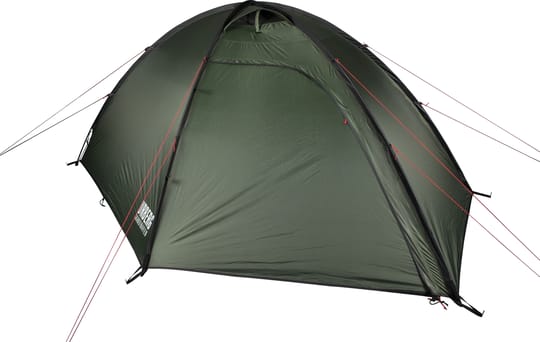 Kuppeltelt For Camping 3 Personer Grønn Hurtigutløser