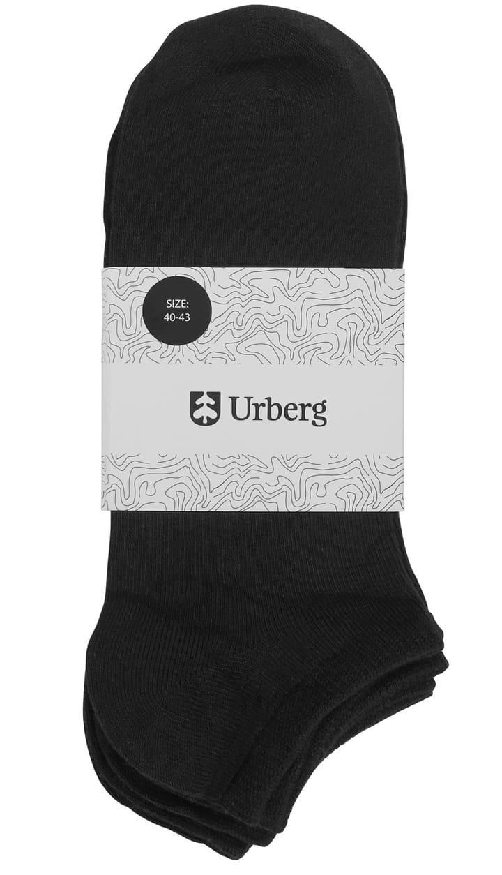 Urberg Bamboo Shaftless Sock 3-Pack Black Beauty Urberg
