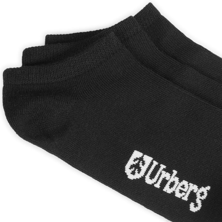 Urberg Bamboo Shaftless Sock 3-Pack Black Beauty Urberg