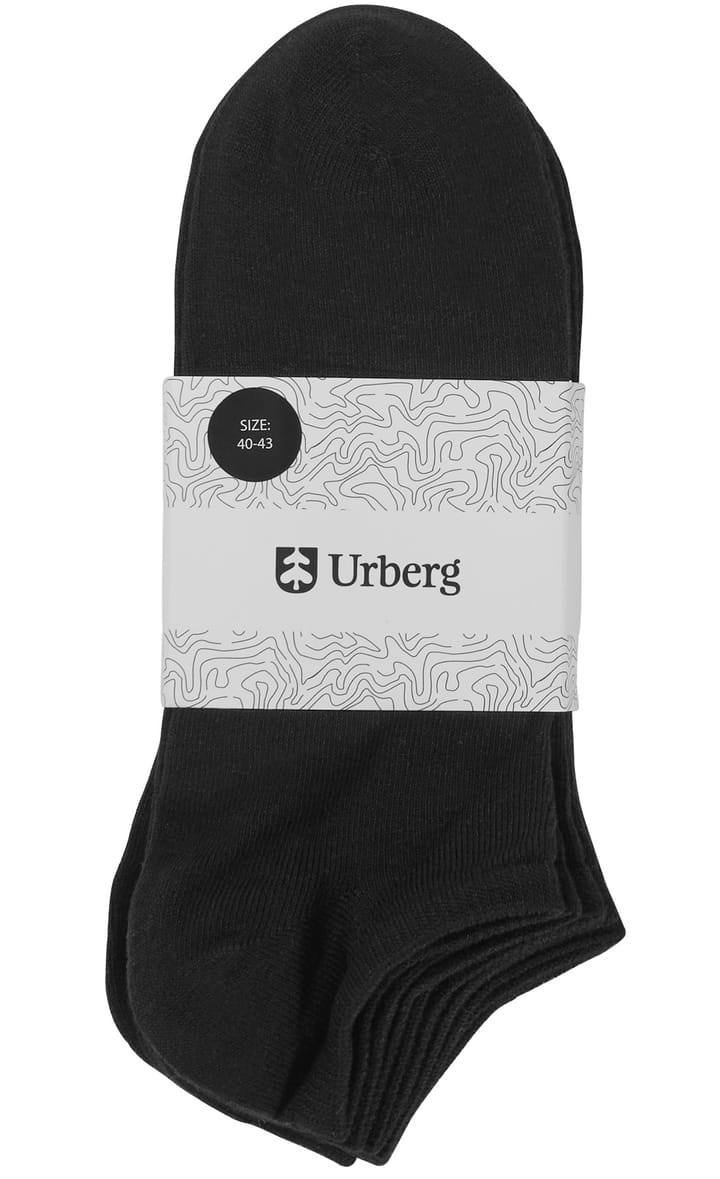 Urberg Bamboo Shaftless Sock 5-Pack Black Beauty Urberg