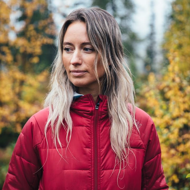 Davik Padded Jacket Women's Rio Red Urberg