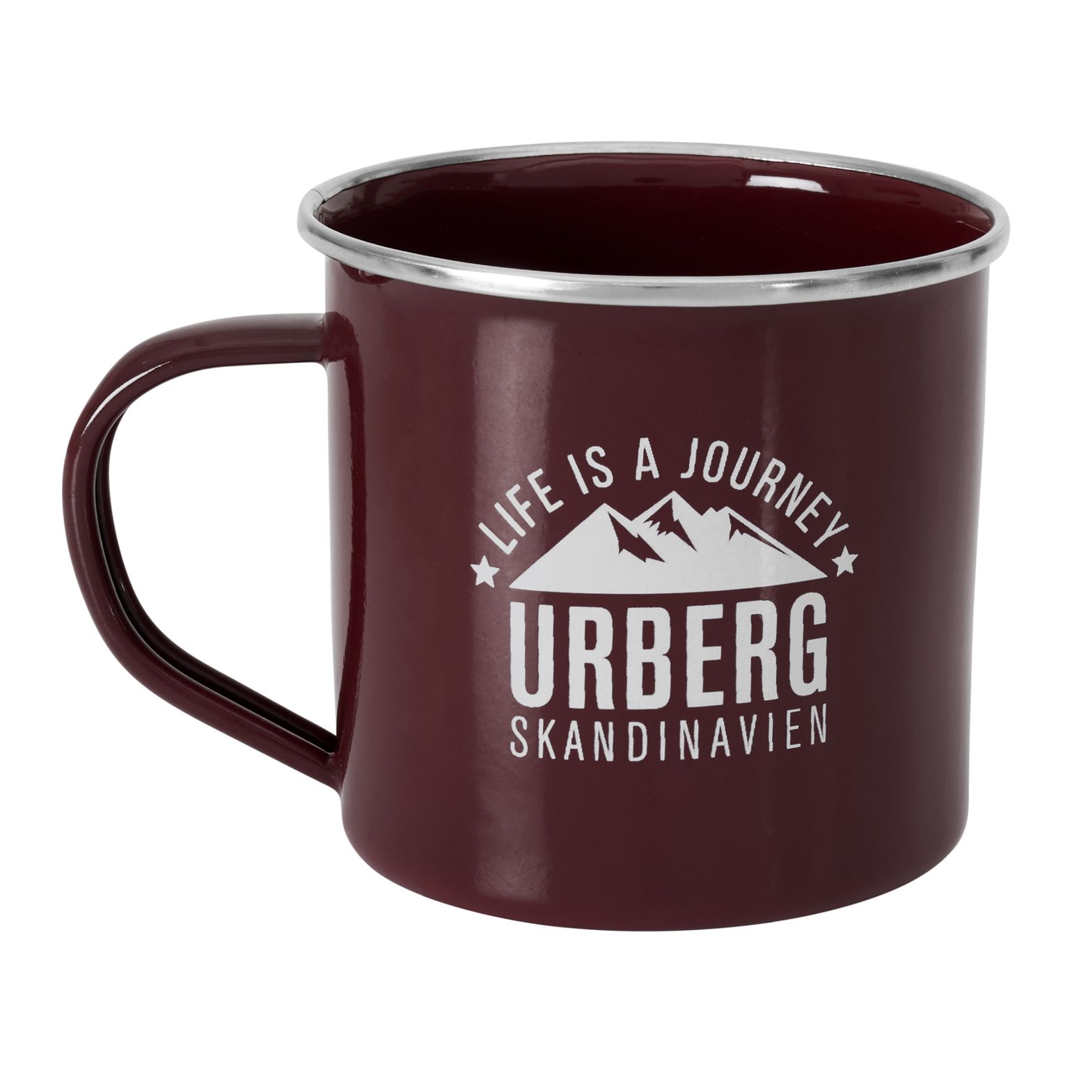 Urberg Emaljmugg 340 ml Oxblood Red