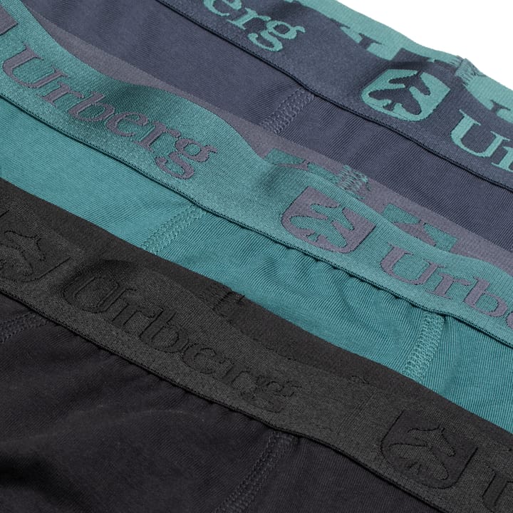 Urberg Juniors' Bamboo Boxers 3-Pack Black/Blue/Green Urberg