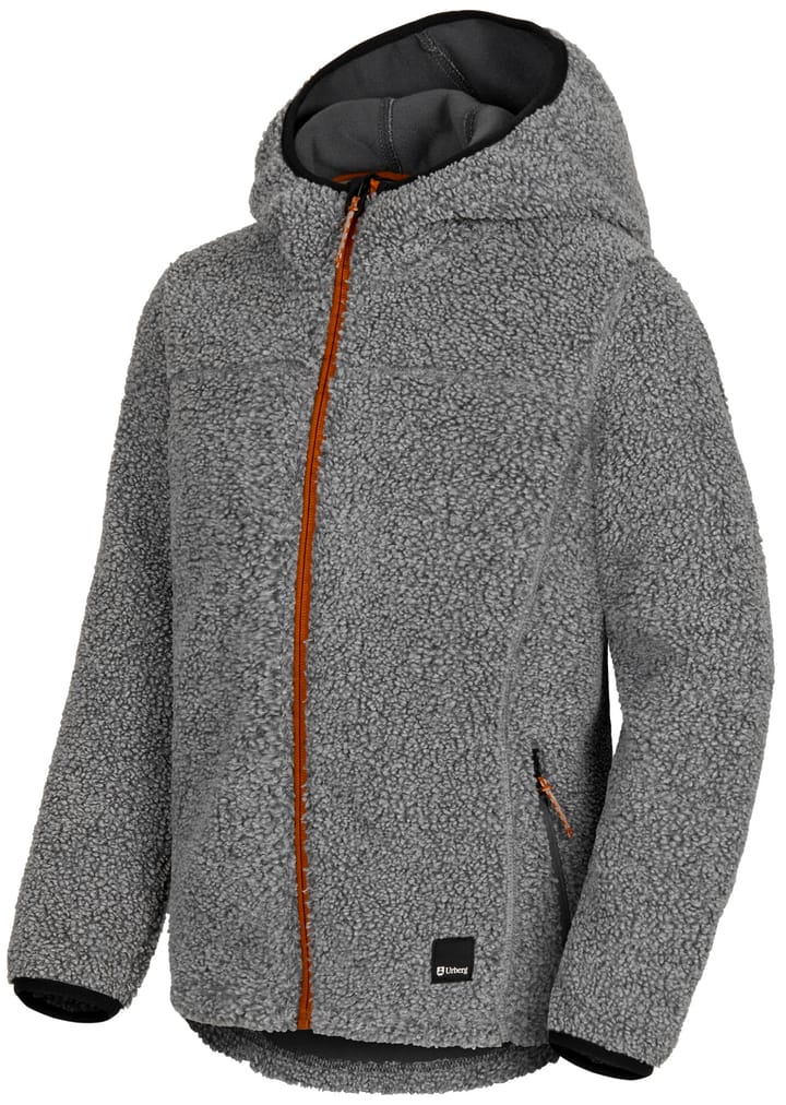 Urberg Juniors' Pile Hoodie Grey Melange Urberg