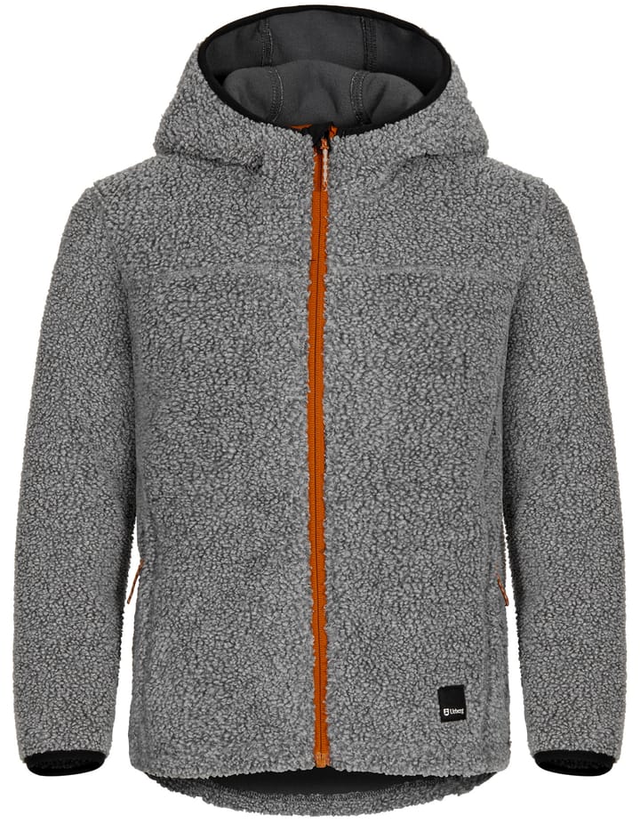 Urberg Juniors' Pile Hoodie Grey Melange Urberg