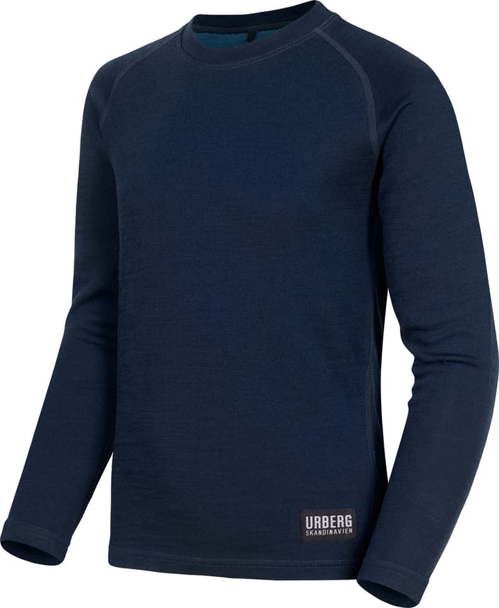 Urberg Juniors' Selje Merino-Bamboo Set Dark Navy/Mallard Blue Urberg