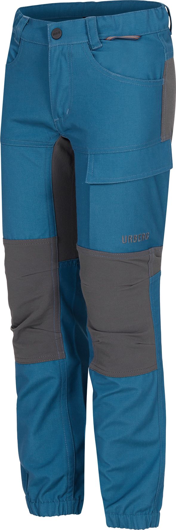 Kids' Bjørndalen 2.0 Hiking Pants Mallard Blue Urberg