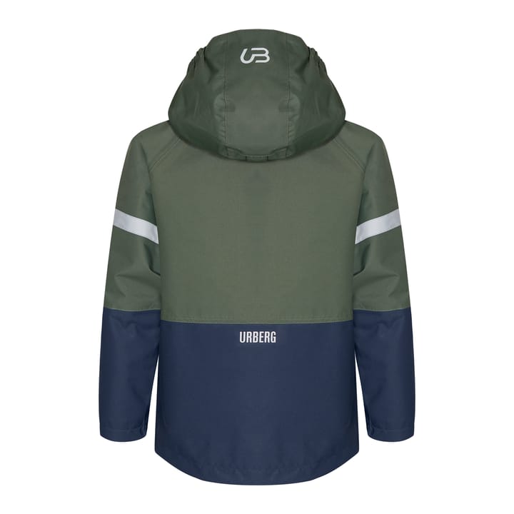 Urberg Kids' Fosnavåg 2L Rain Jacket Kombu Green Urberg