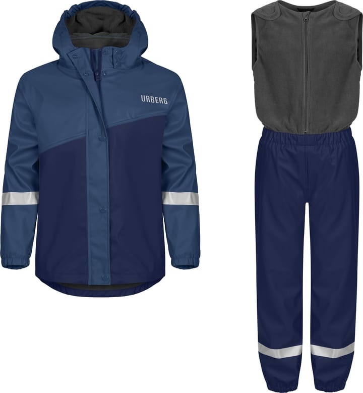 Urberg Kids' Sylte PU Rain Set Black Iris/Midnight Urberg