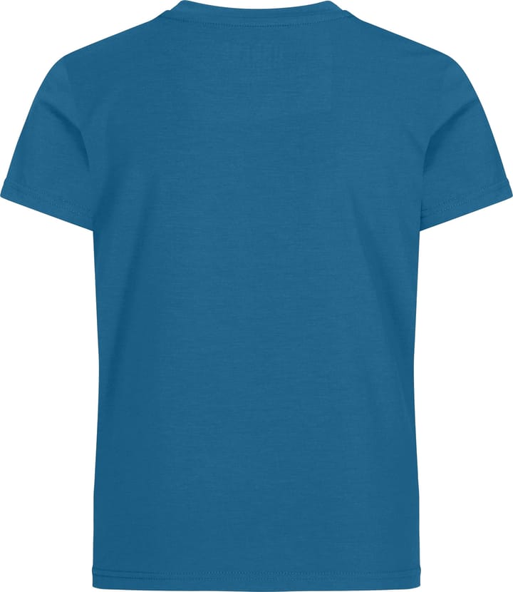 Kids' Vidsel Bamboo Tee Mallardblue Urberg