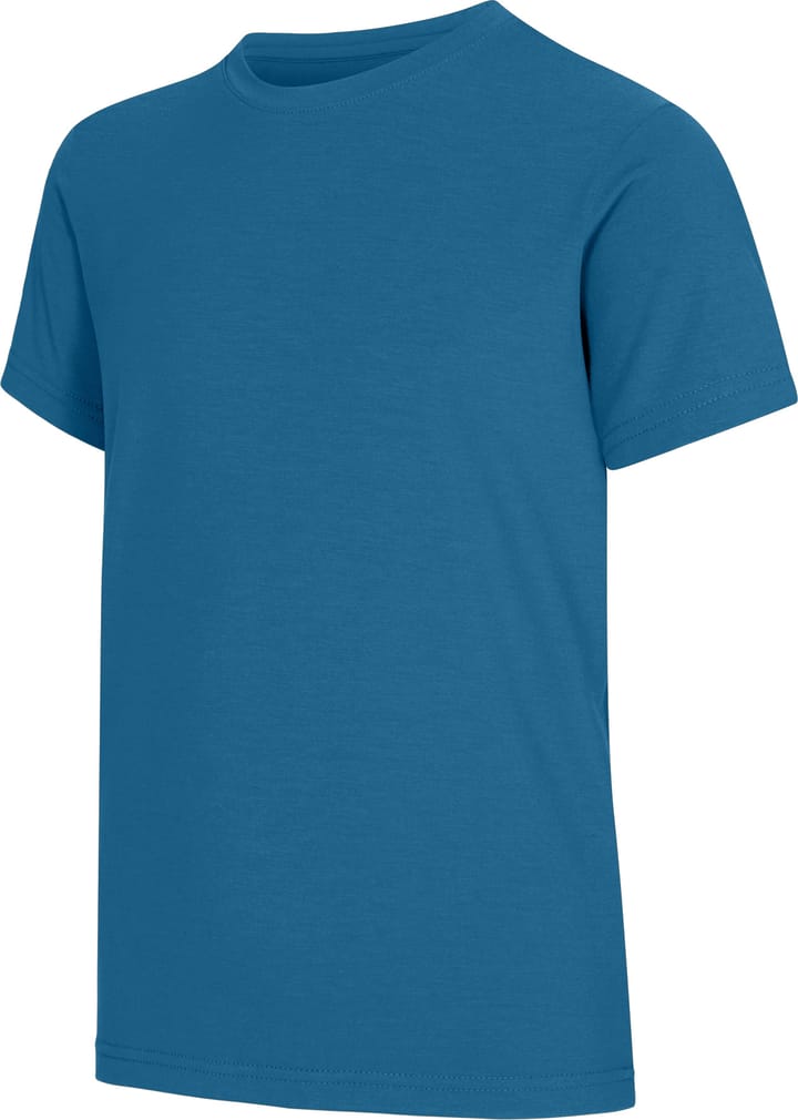 Kids' Vidsel Bamboo Tee Mallardblue Urberg