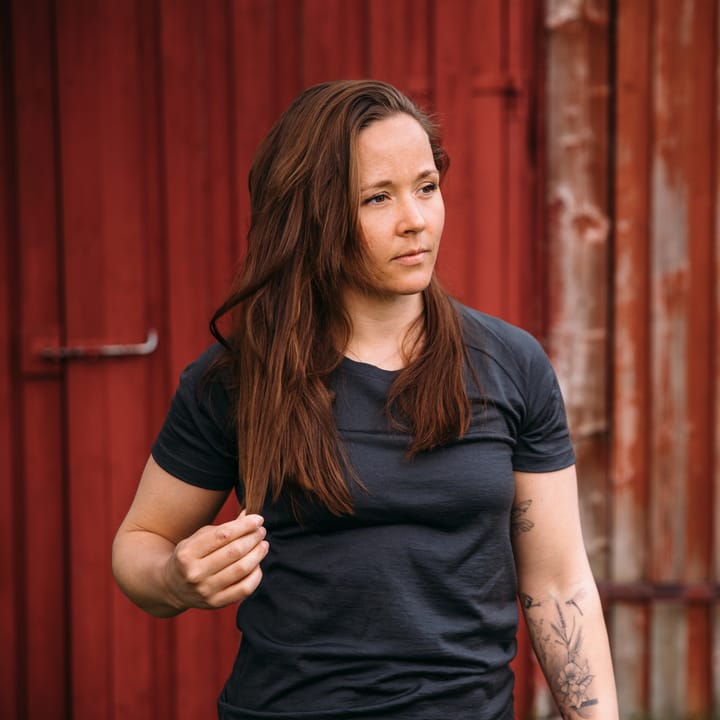 Urberg Women's Lyngen Merino T-shirt Mallard Blue Urberg