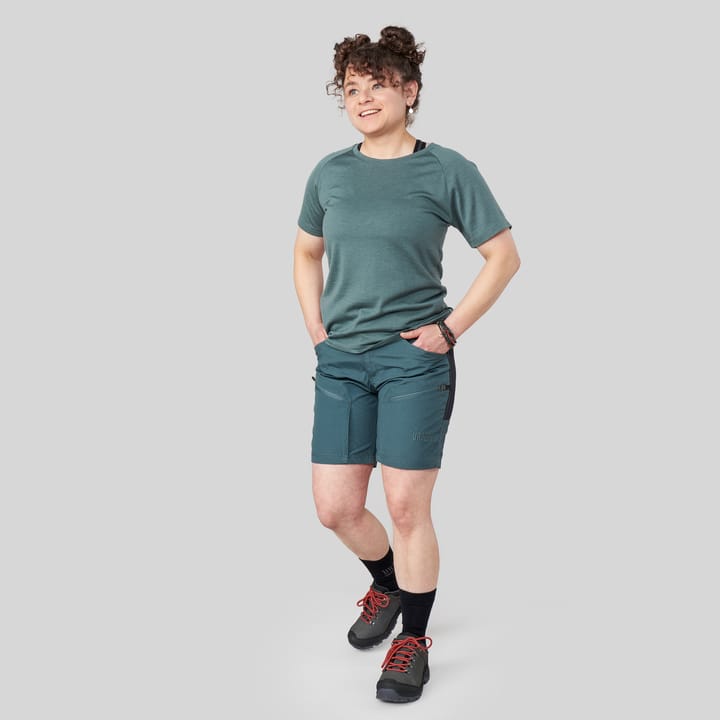 Urberg Women's Lyngen Merino T-shirt Mallard Blue Urberg