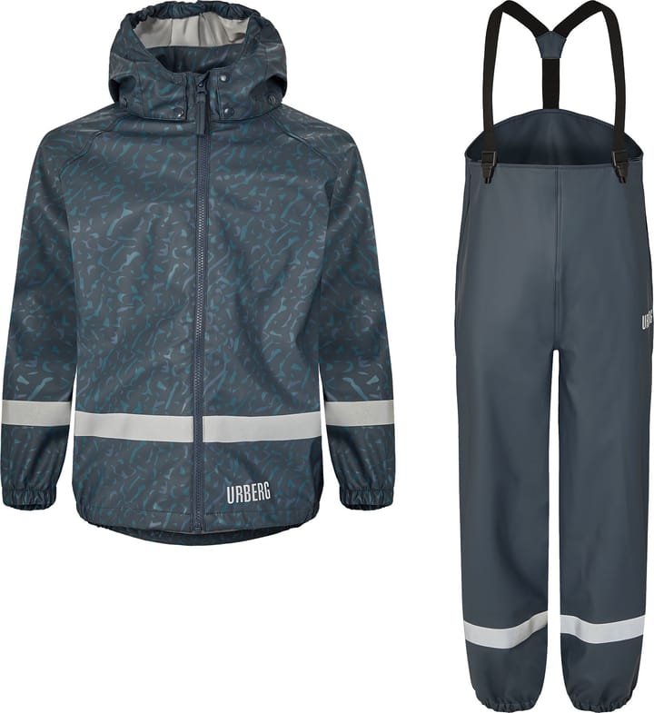 Urberg Kids' Malme PU Rain Set Midnight Navy Urberg