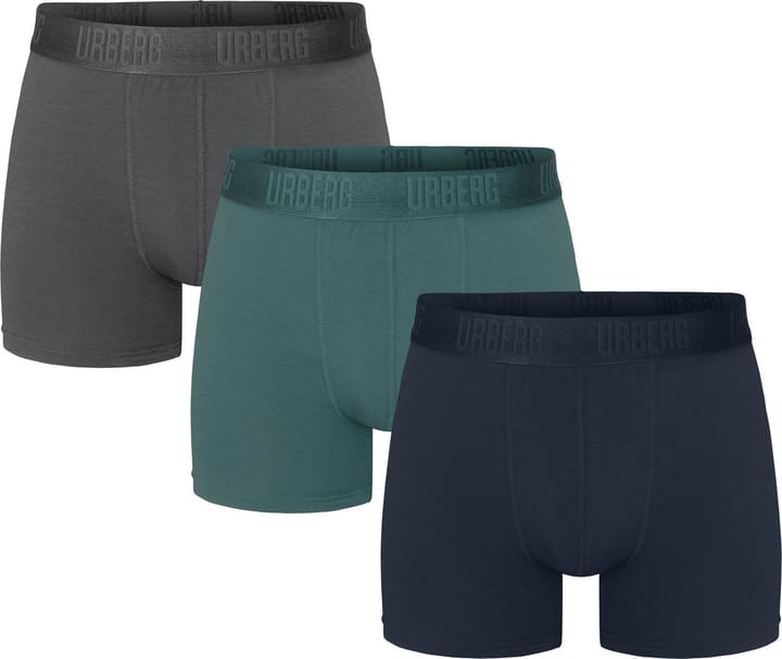 Urberg Men's Isane 3-pack Bamboo Boxers Multi Color Urberg