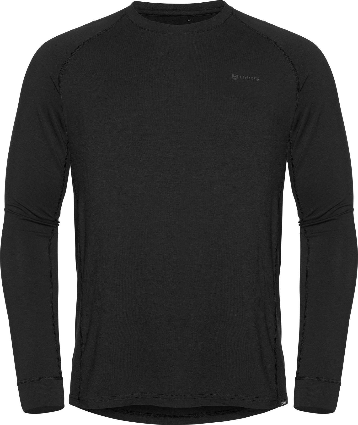 Urberg Men's Solid Tree Base Layer Top Black Beauty