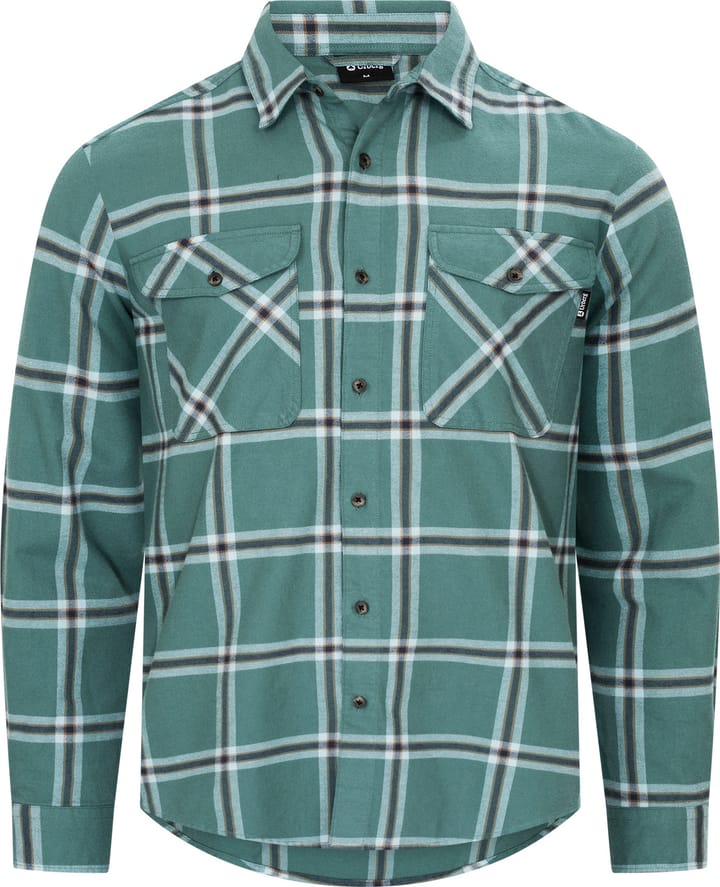Urberg Men's Two Pocket Flanell Shirt Silver Pine/ Blue Nights Urberg