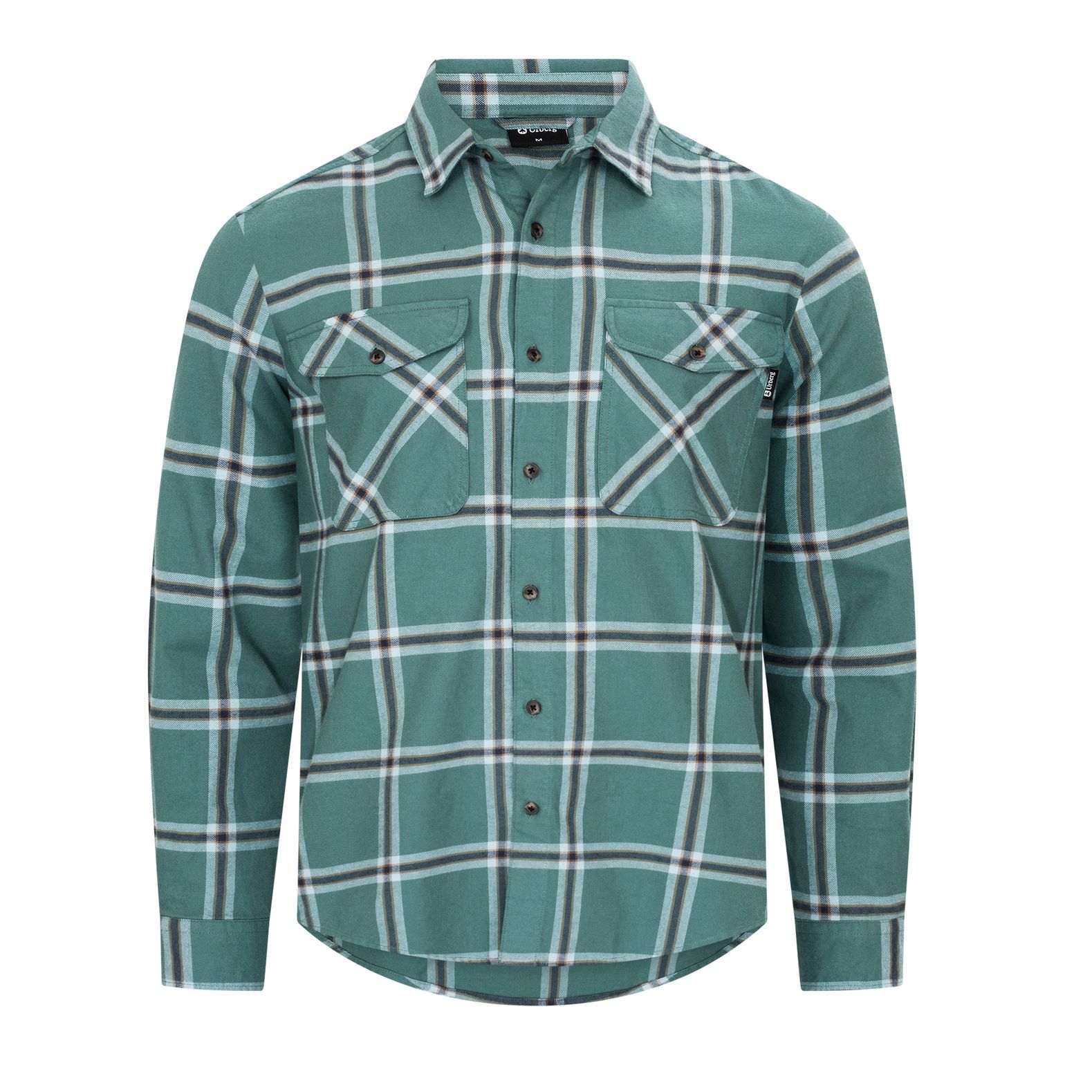 Urberg Two Pocket Flanell Shirt Men Silver Pine/ Blue Nights