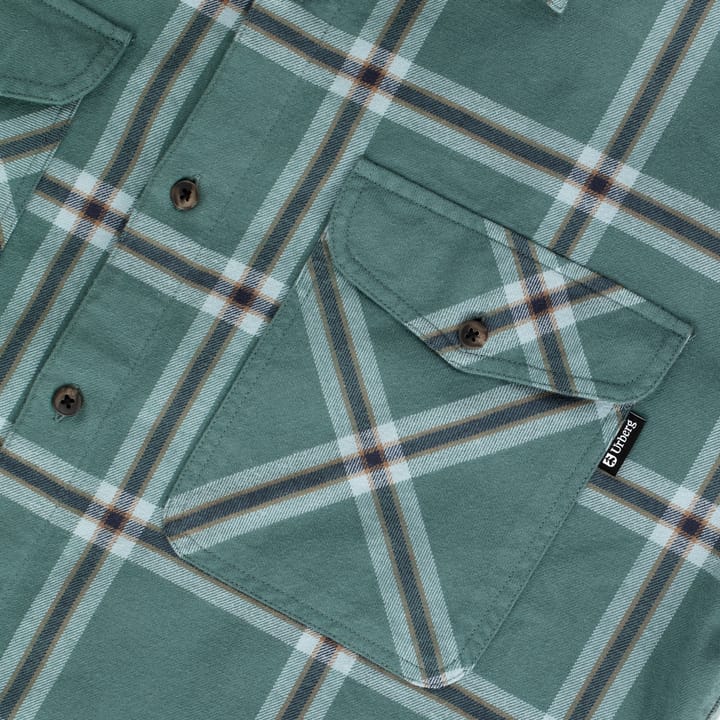 Urberg Men's Two Pocket Flanell Shirt Silver Pine/ Blue Nights Urberg