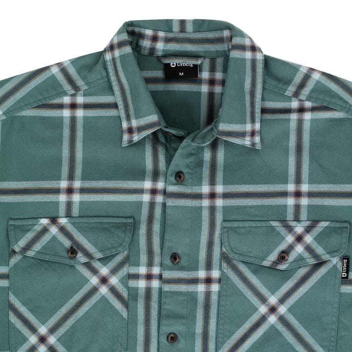 Urberg Men's Two Pocket Flanell Shirt Silver Pine/ Blue Nights Urberg