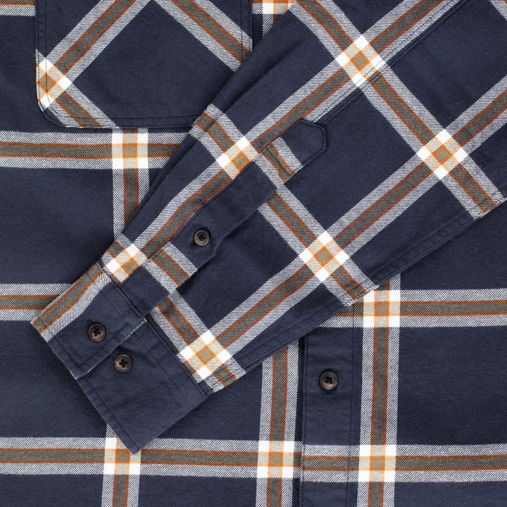 Urberg Men's Two Pocket Flanell Shirt Blue Nights/deep Lichen Green Urberg