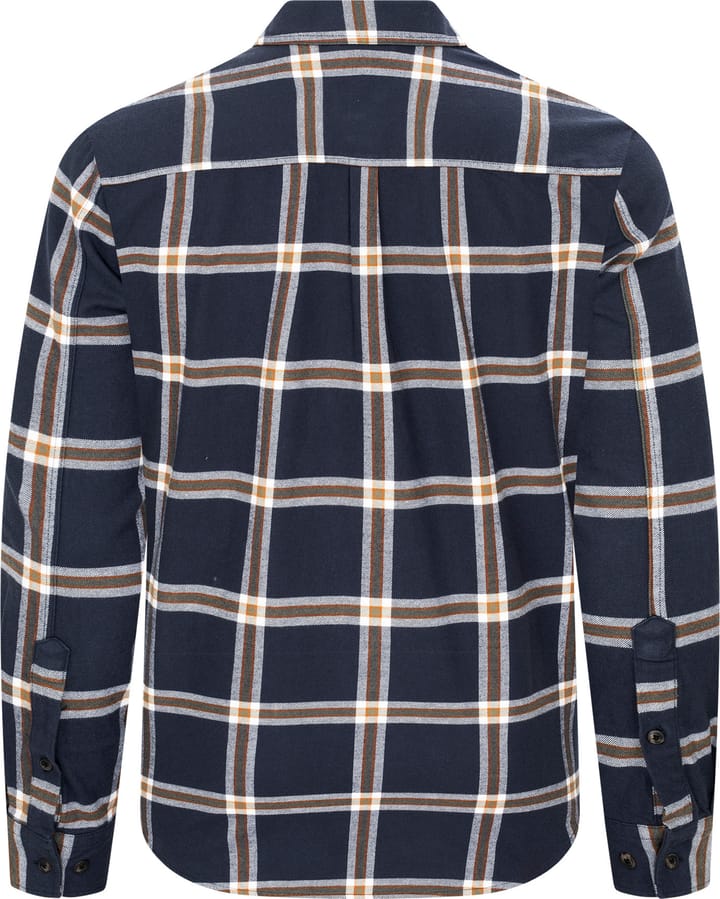 Urberg Men's Two Pocket Flanell Shirt Blue Nights/deep Lichen Green Urberg