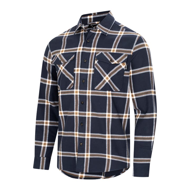 Urberg Two Pocket Flanell Shirt Men Blue Nights/deep Lichen Green Urberg